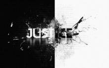 Justice black & whiter style - Full HD Wallpaper