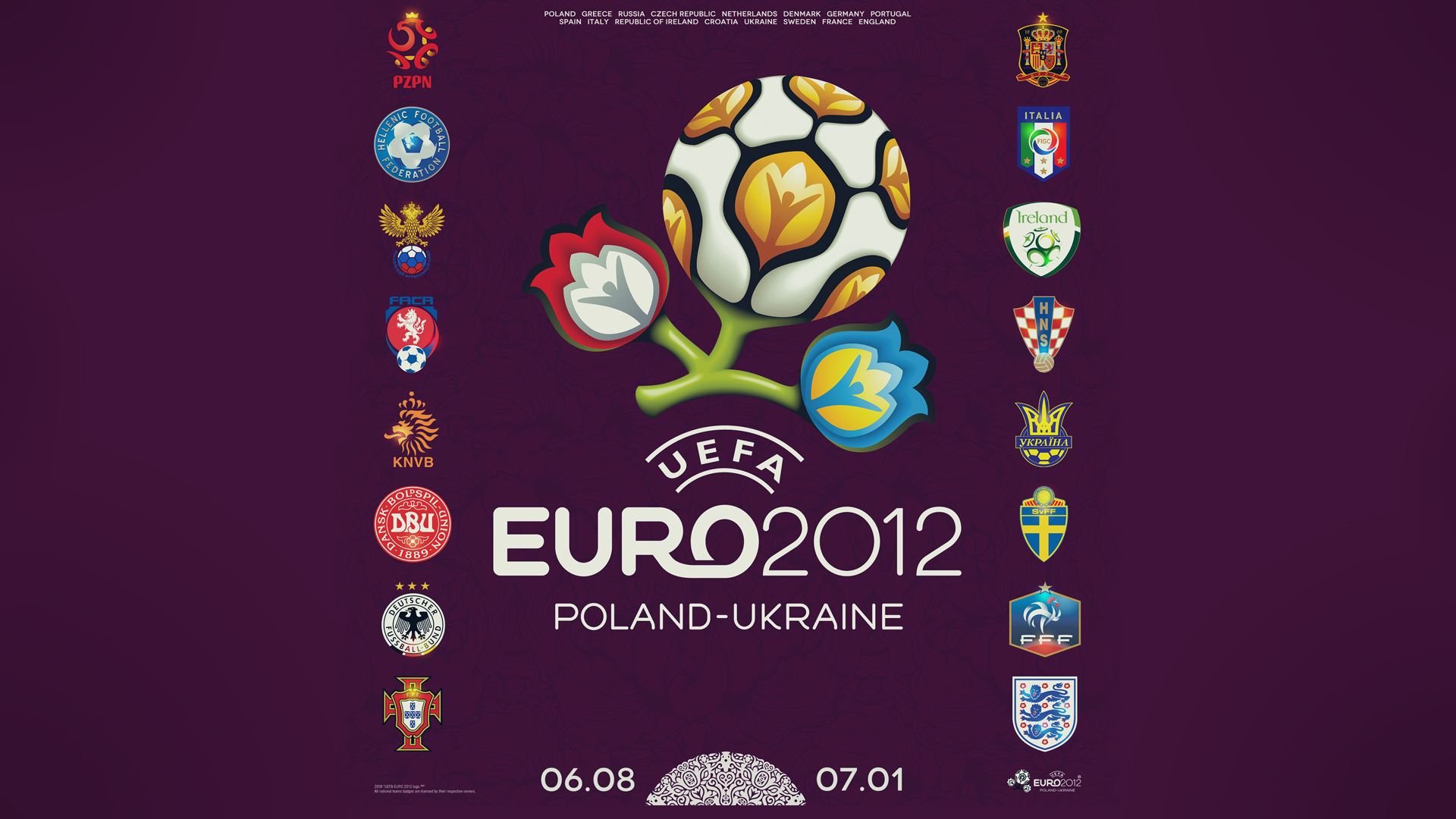 Euro 2012 Teams